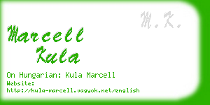 marcell kula business card